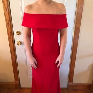 Red prom dress